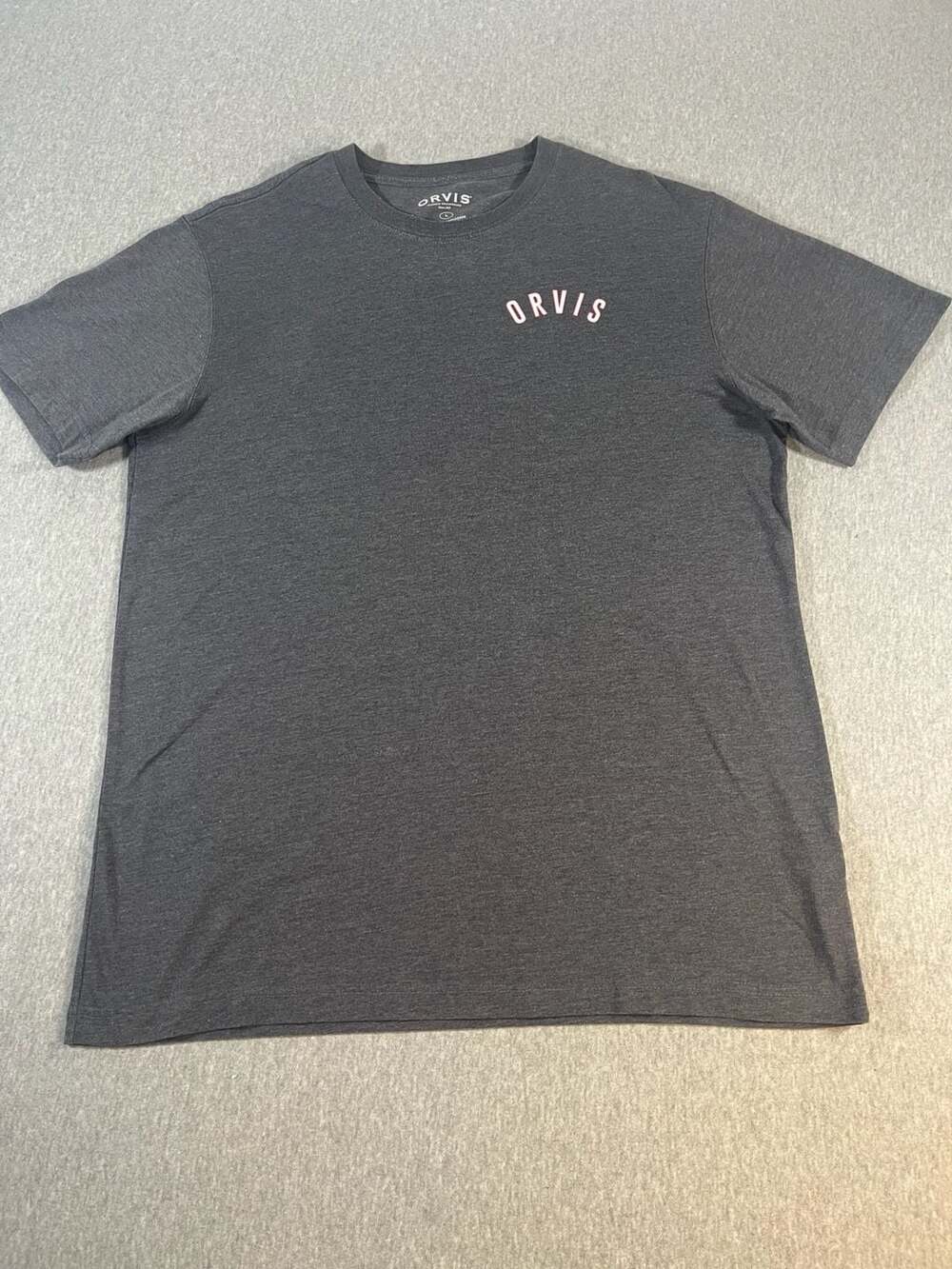 Orvis Manchester VT Classic Collection Charcoal Gray Graphic T-Shirt Men’s L